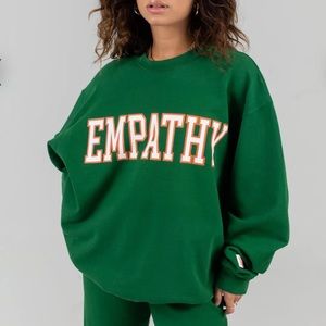 Mayfair EMPATHY ALWAYS Green Crewneck